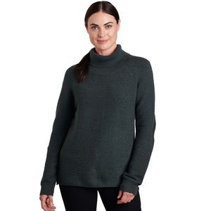 Dark green Kuhl turtleneck sweater